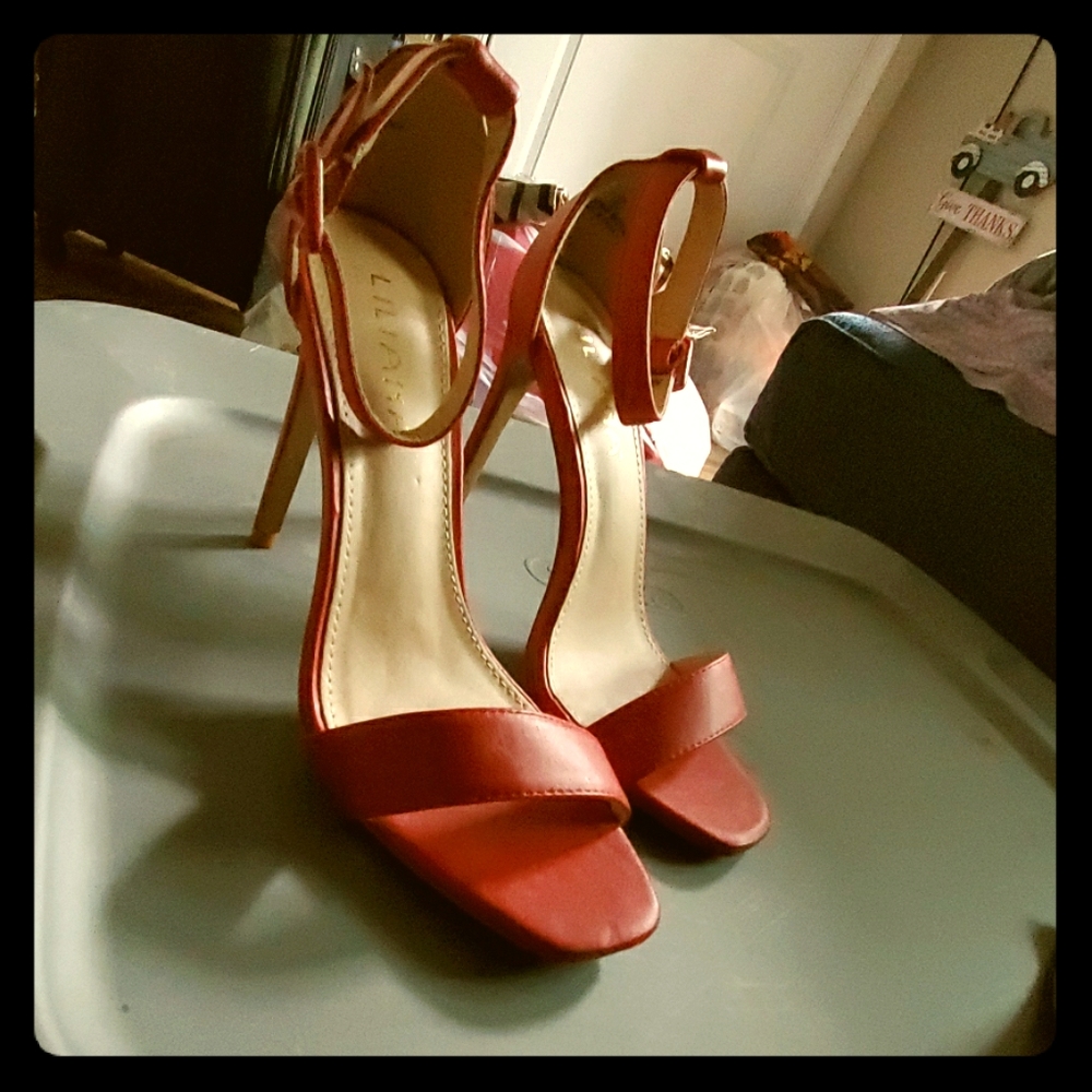 Red Liliana Heels *Never Used*